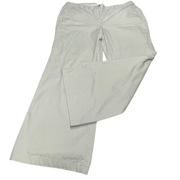Lands End Fit 1 Khaki Wide Leg Pants - Picture 1 of 9